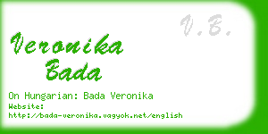 veronika bada business card